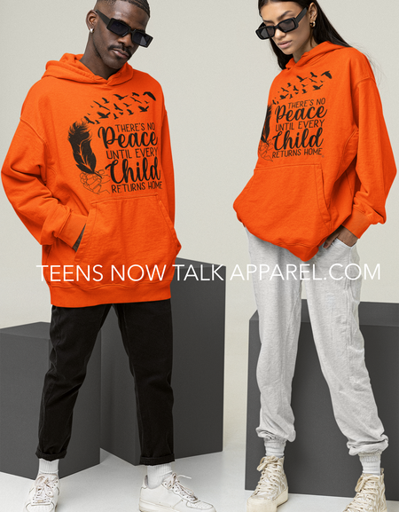 No Peace Orange Hoodie  -   Every Child Matter