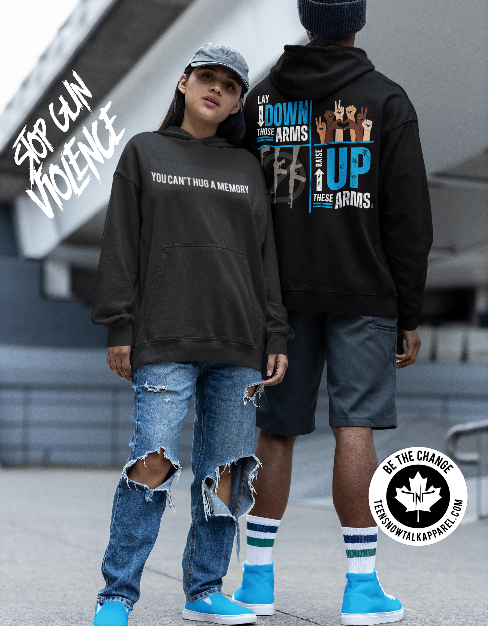 Stop The Violence - U Can't Hug A Memory Hoodie