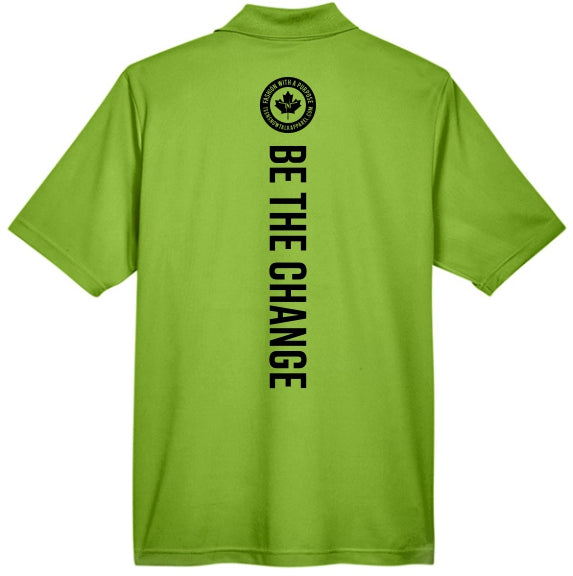 Golf Shirt - BLM Be The Change -