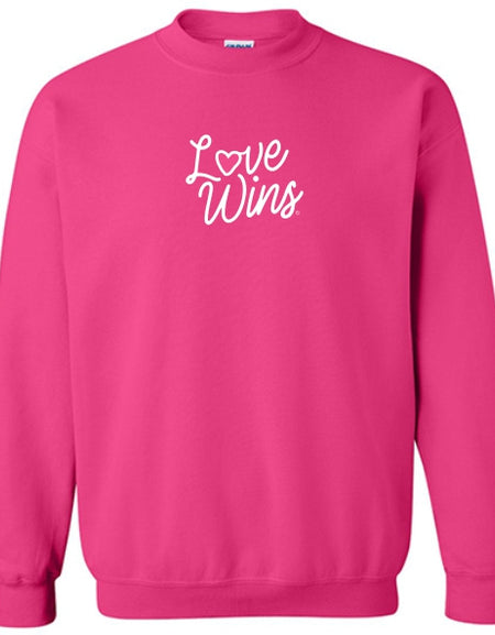LOVE WINS CREW NECK