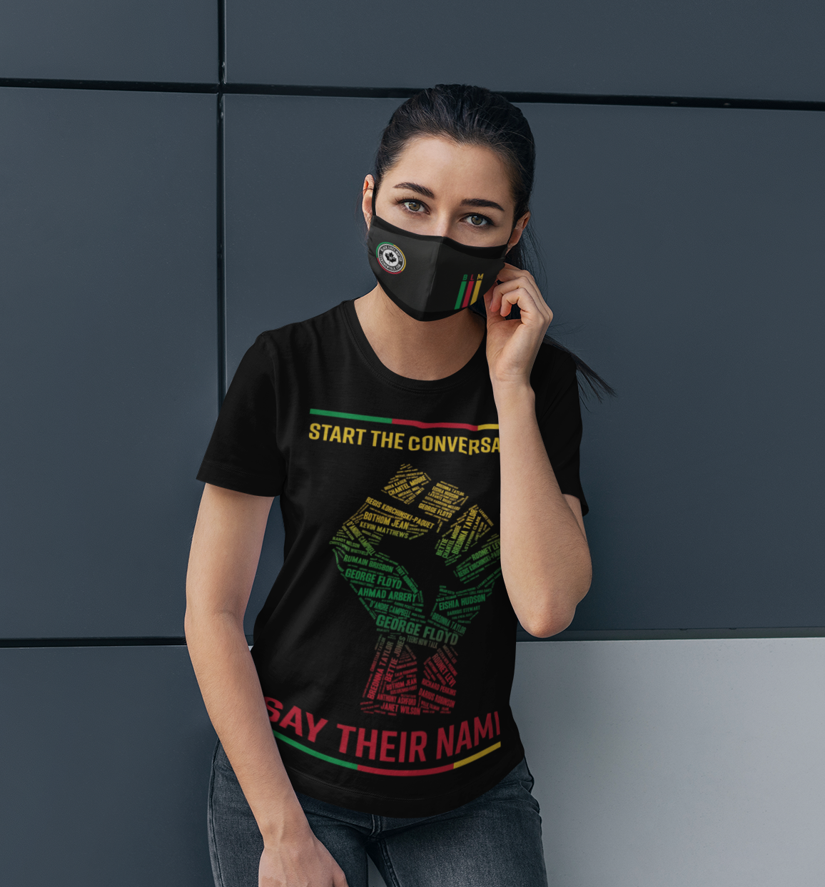 BLM Teens Now Talk Face Cover -  Black Lives Matter Collection